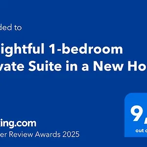 Delightful 1-bedroom Private In A New Homestay